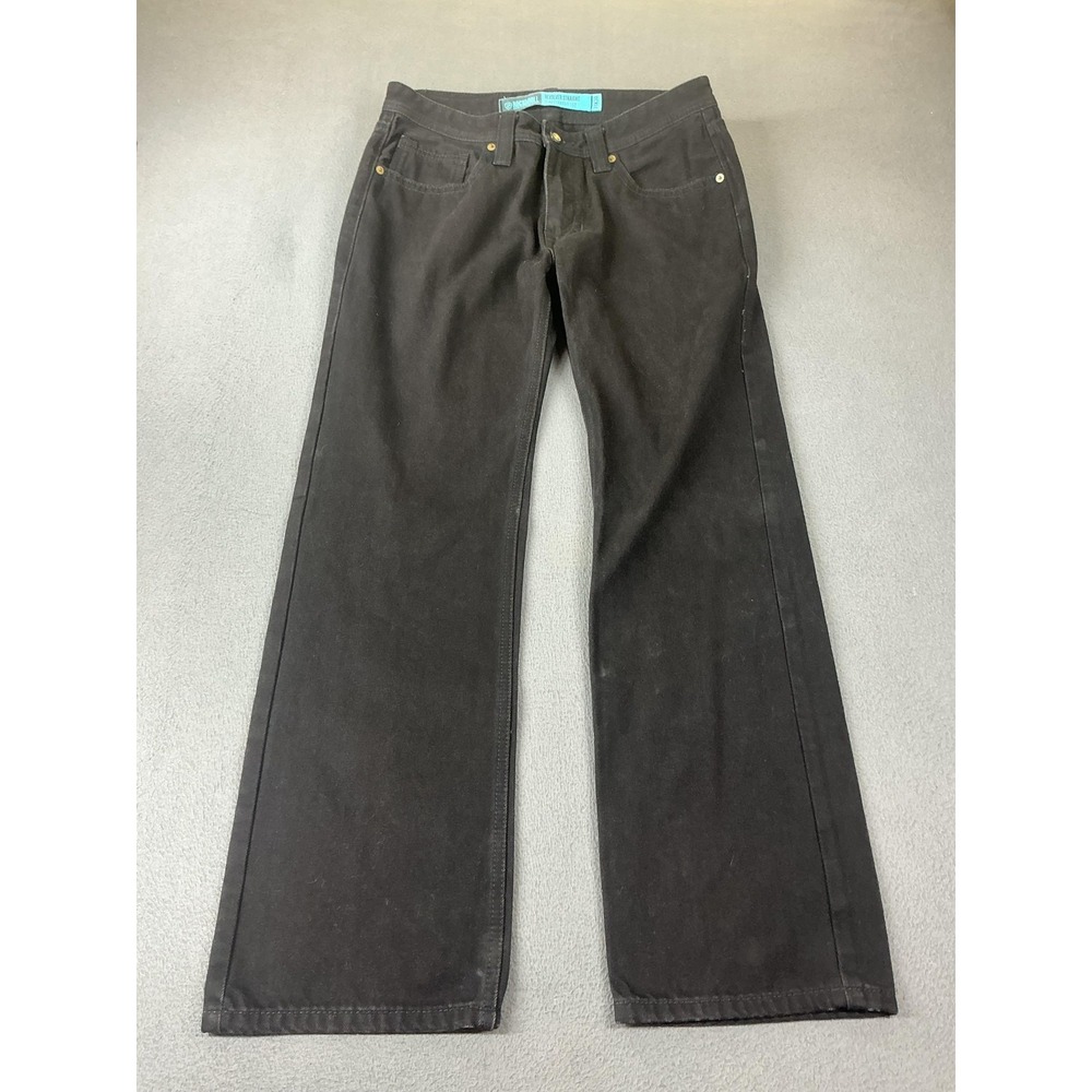Rock & Roll Denim Jeans Mens 31x30 Black Slim Revolver Straight Leg Denim